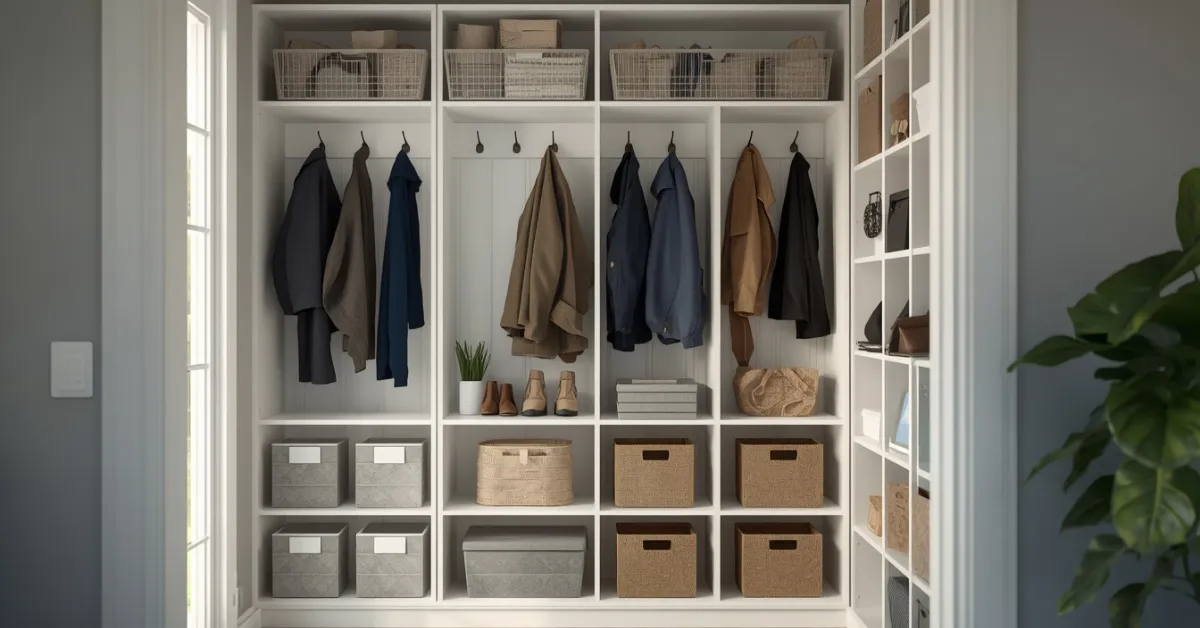 A Coat Closet Organizer System