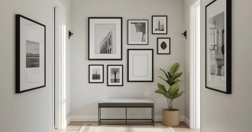 A Gallery Wall of Frames