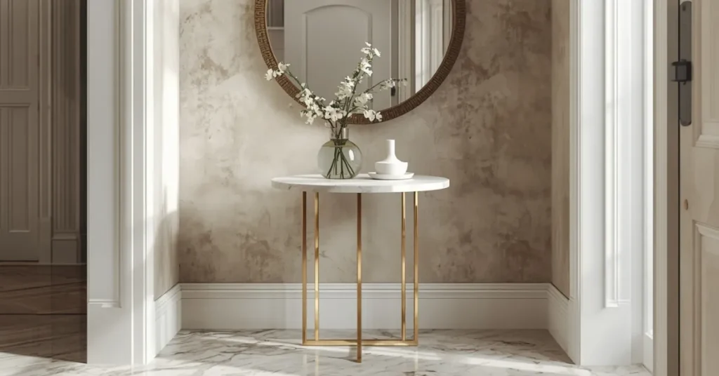 A Marble Accent Table for a Touch of Luxury
