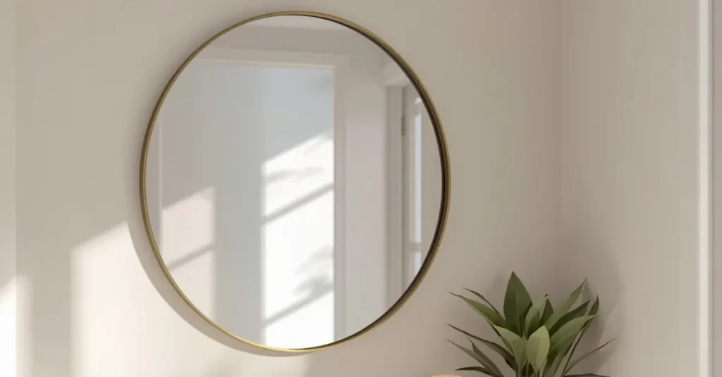 A Statement Mirror to Add Light and Space