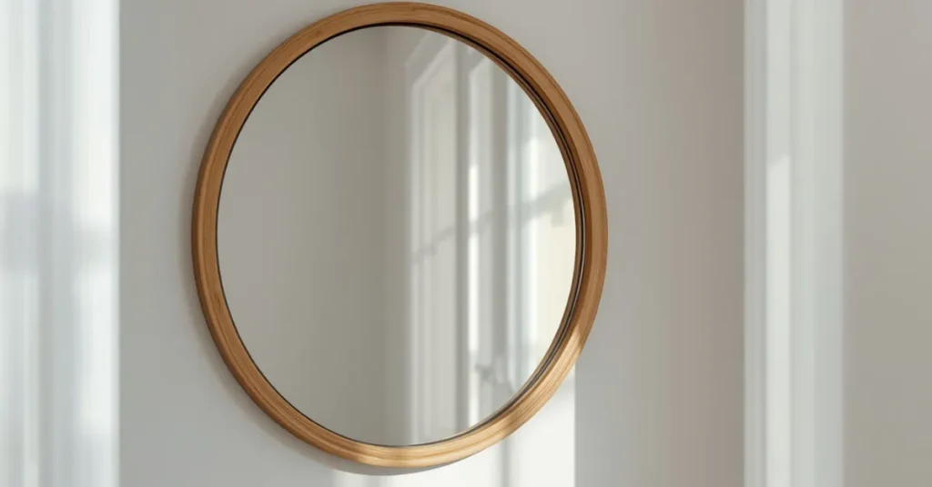 Add a Mirror for Light and Warmth