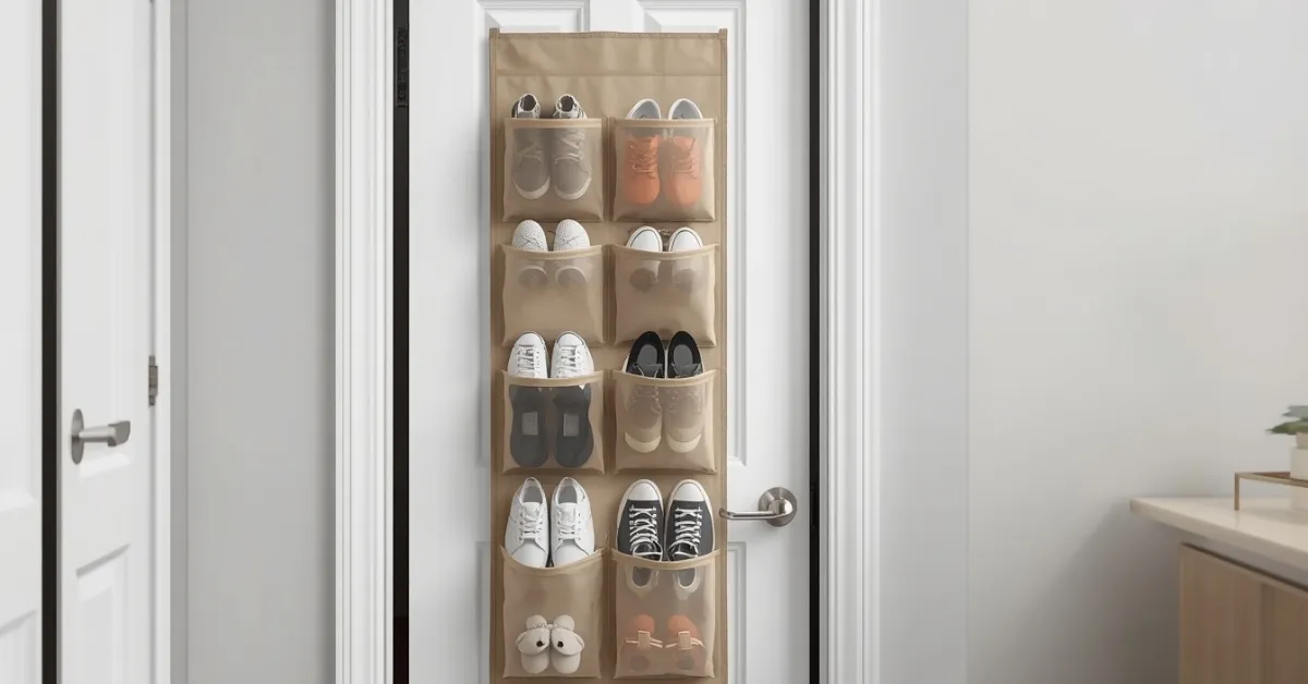 Affordable Over-the-Door Shoe Organizer