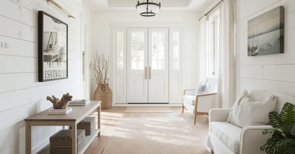 Airy Coastal Entryway
