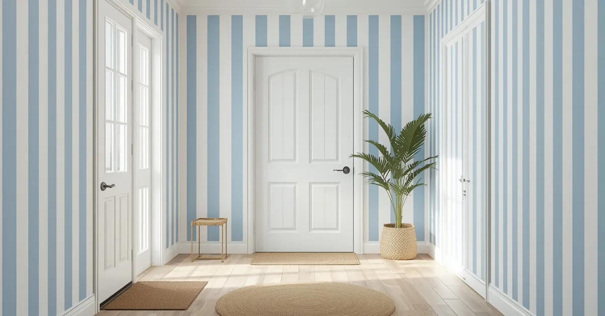 Airy Coastal Stripe for a Beachy Feel