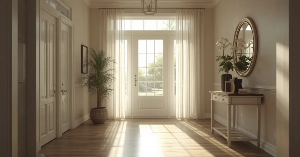 Airy Entryway with Natural Light
