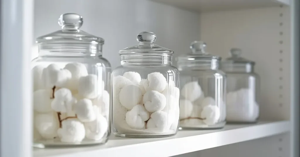 Airy Glass Jar Storage