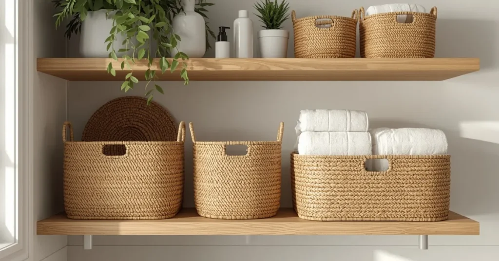 Bathroom Storage Ideas Using Baskets