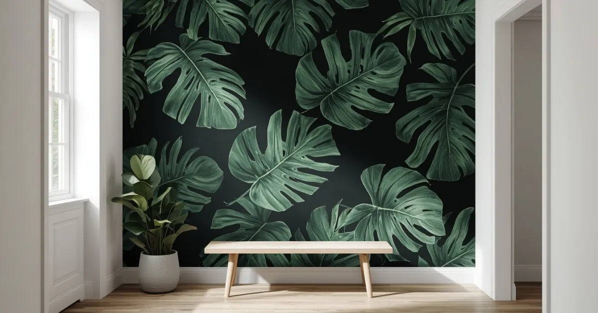 Bold Botanical Print for a Fresh Welcome