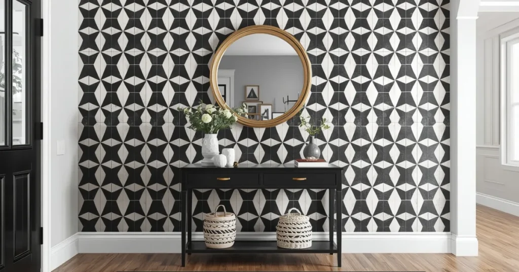 Bold Geometric Tile Accent