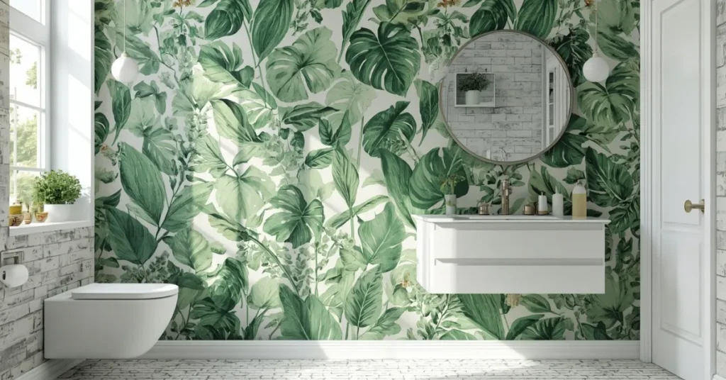 Botanical Print Wallpaper for a Fresh Feel
