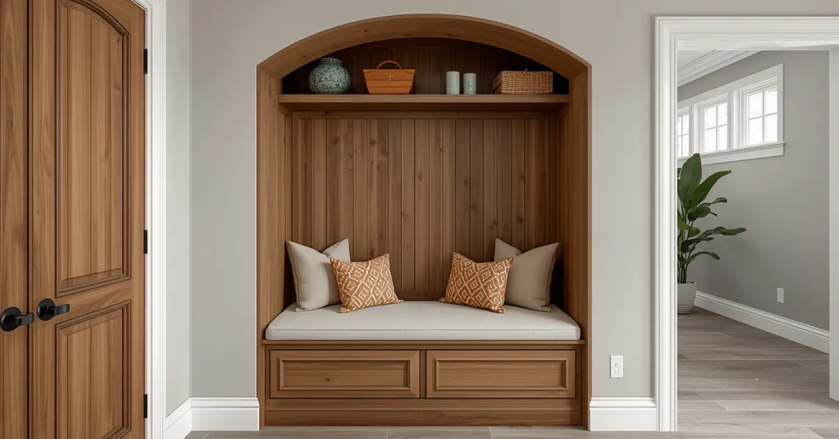 Built-In Bench Nook for a Custom Feel