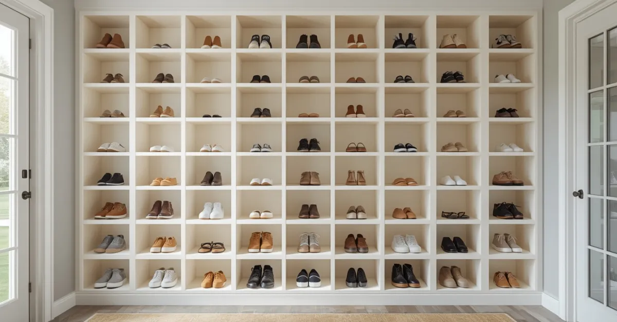 Built-In Cubby Wall
