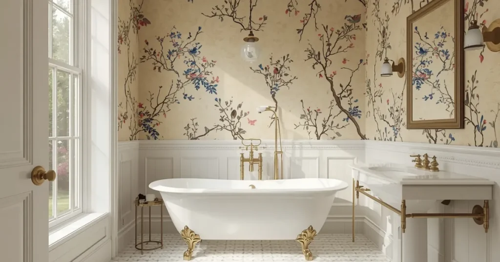 Chinoiserie Wallpaper for Classic Elegance