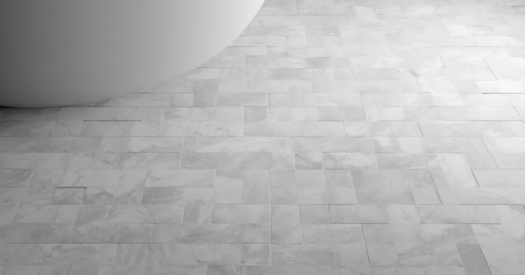 Classic Gray Basketweave Floor