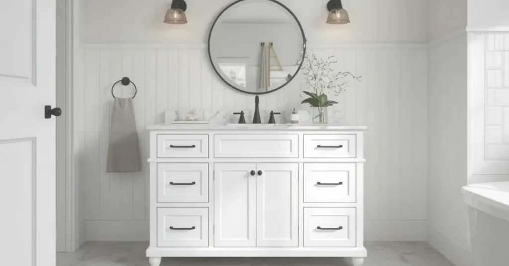 Classic White Shaker Vanity