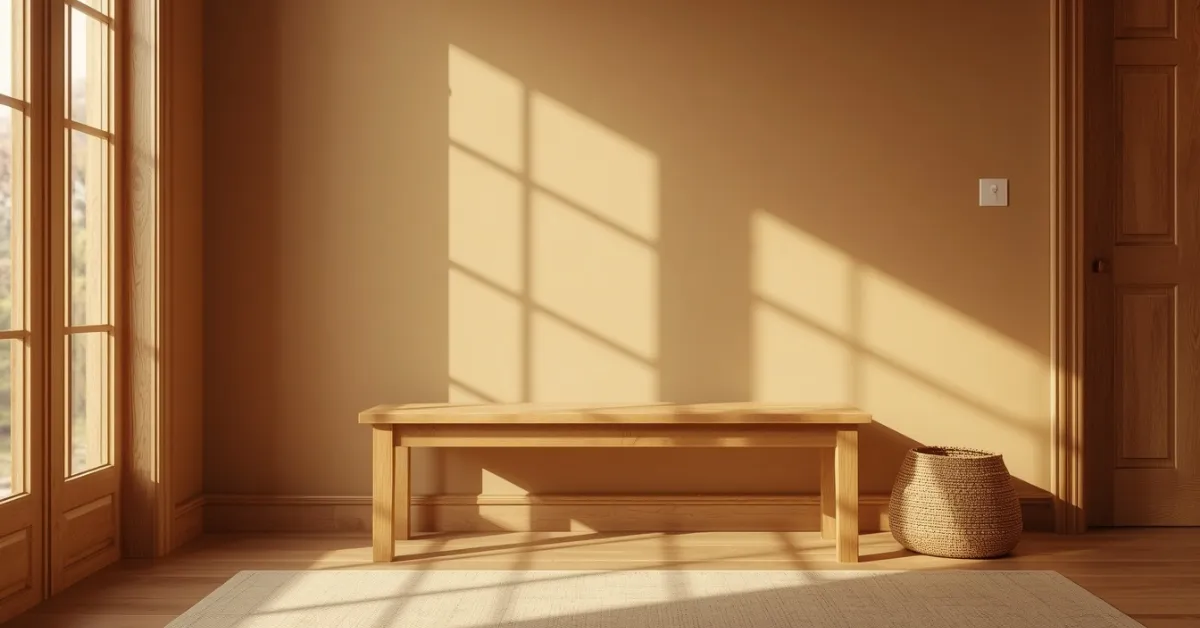 Classic Wooden Bench