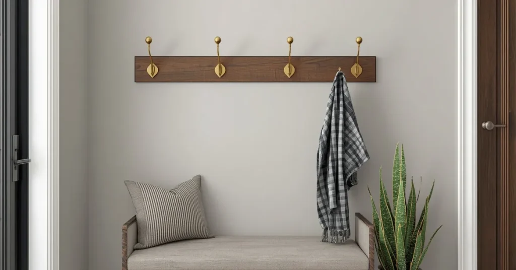 Coat Hooks as Wall Art