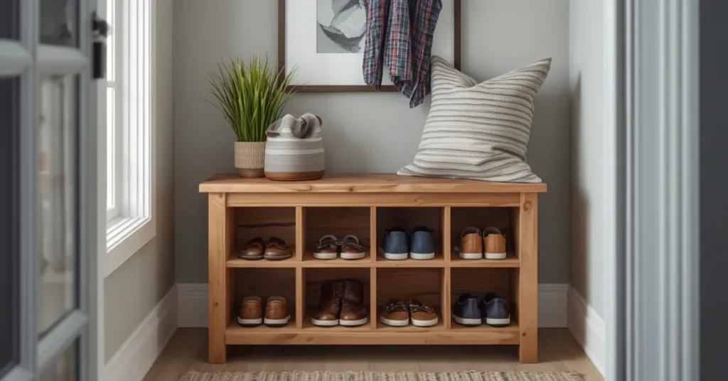 Compact Storage Bench