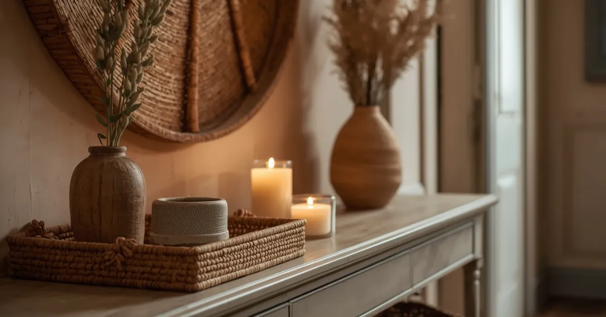 Cozy Table with Layered Textures