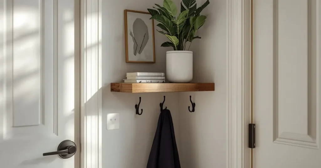Create a Small-Space Entryway Corner
