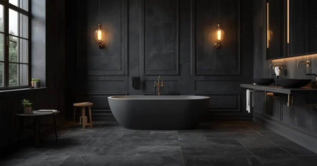 Dark Slate Tile for Drama