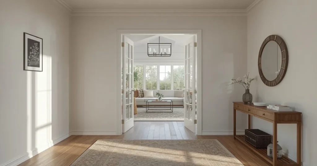 Design for an Open-Plan Entryway