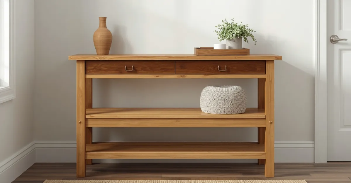 Double-Duty Bench and Table