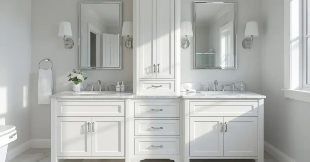 Double Sink Vanity for Busy Mornings