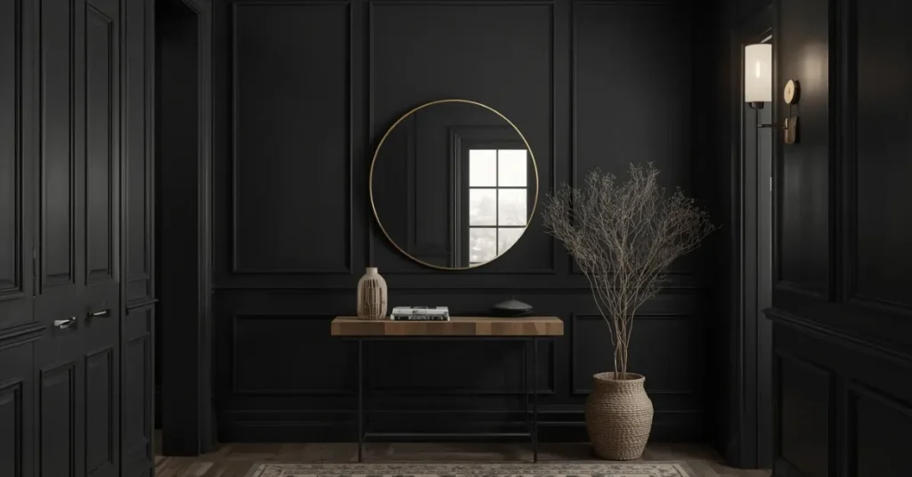 Dramatic Dark Wall Color