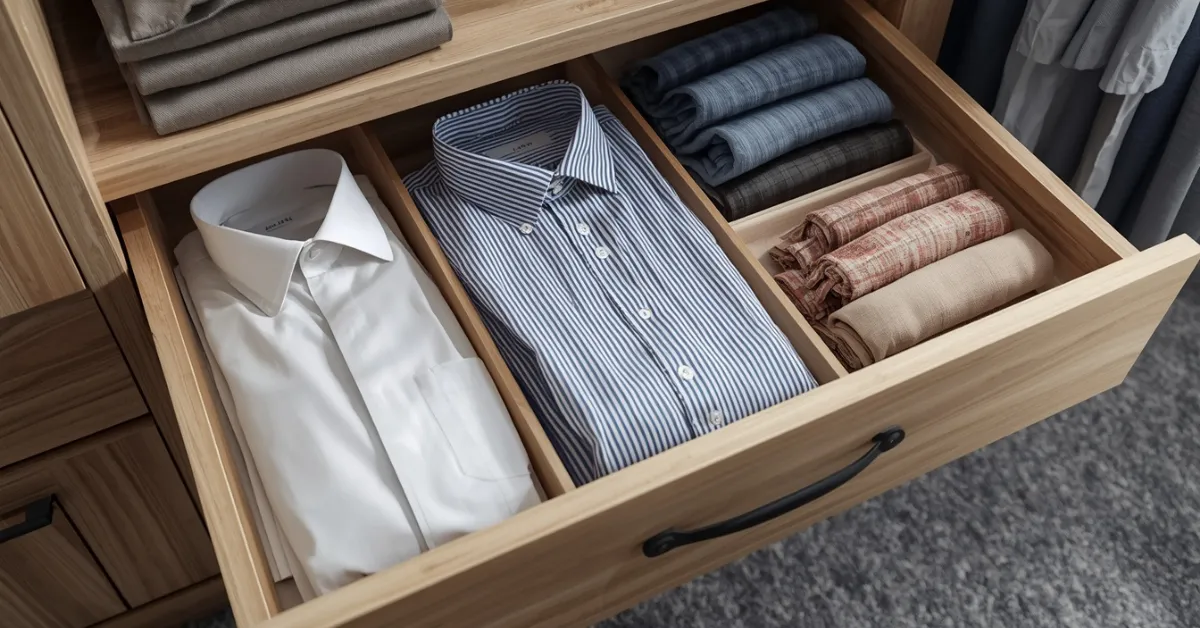 Drawer Dividers for Folded Clothes