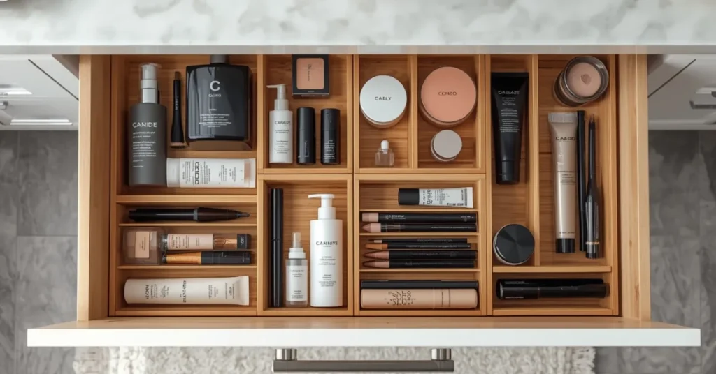 Drawer Dividers for Makeup and Skincare