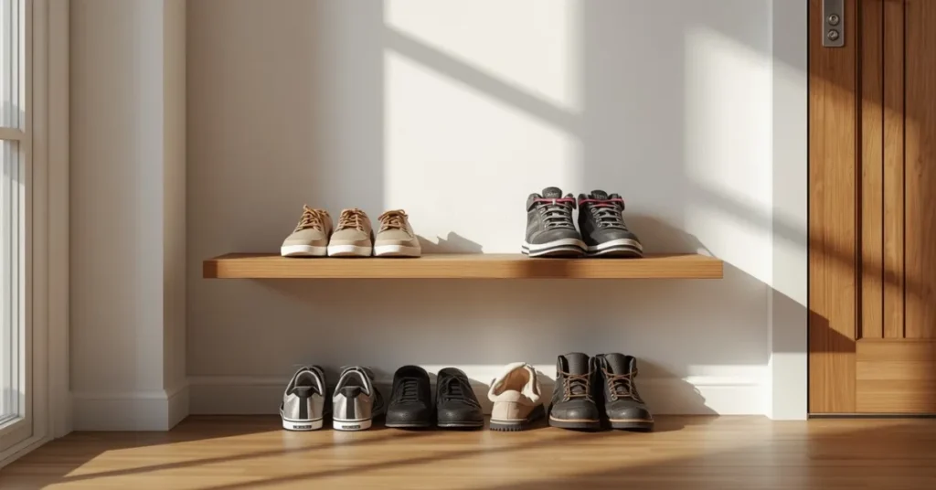 Floating Shoe Shelf