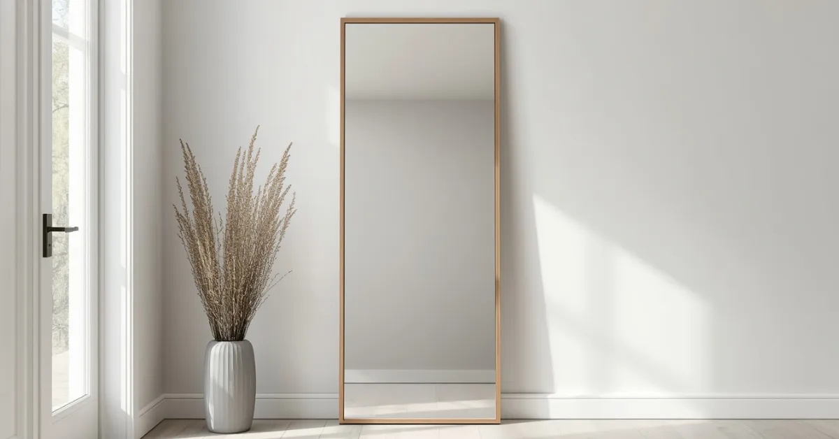 Full-Length Leaning Mirror