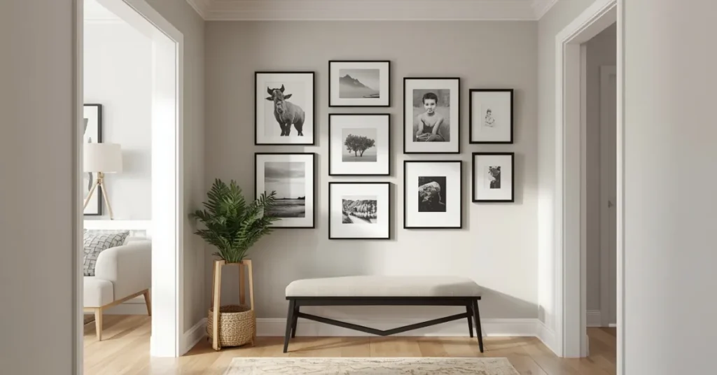 Gallery Wall of Family Photos