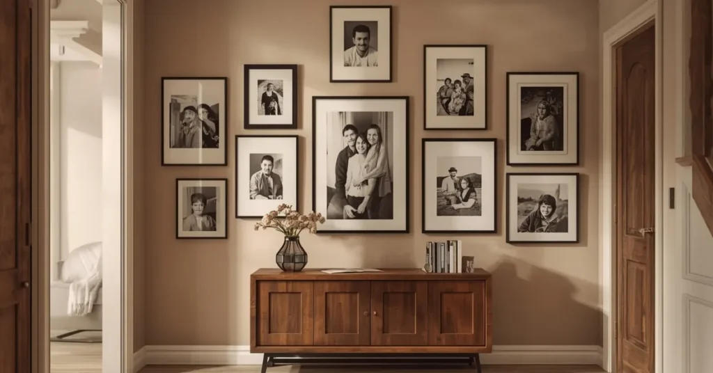 Gallery Wall of Family Photos
