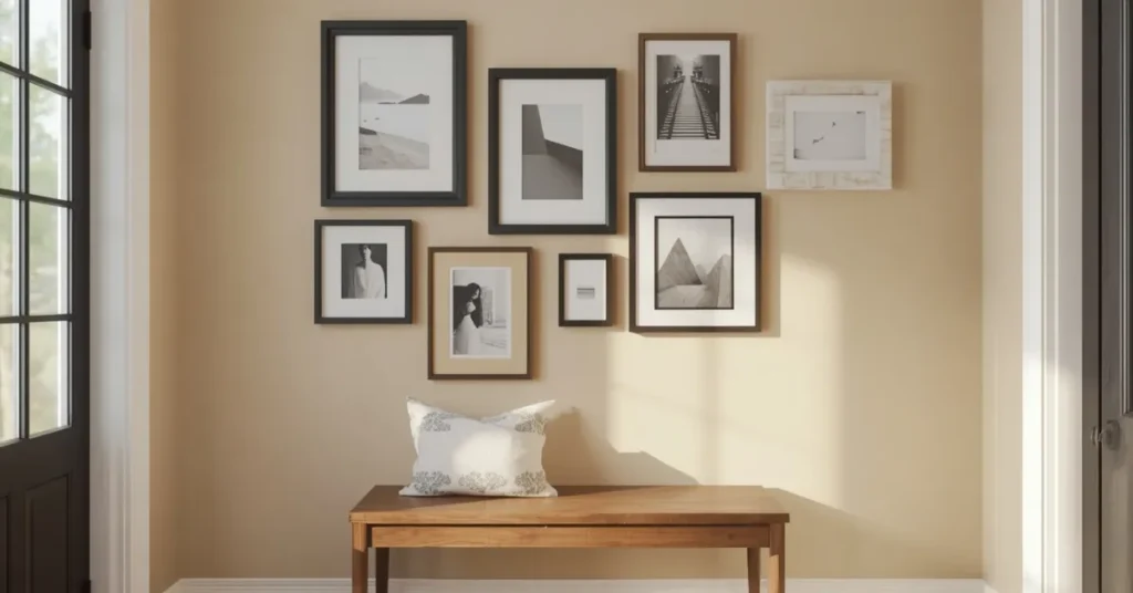 Gallery Wall of Framed Art