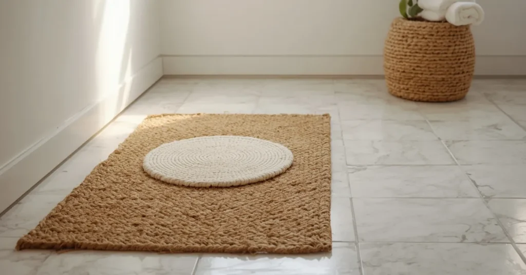 Layered Rugs Instead of One Mat