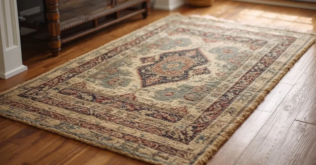 Layered Vintage Rug