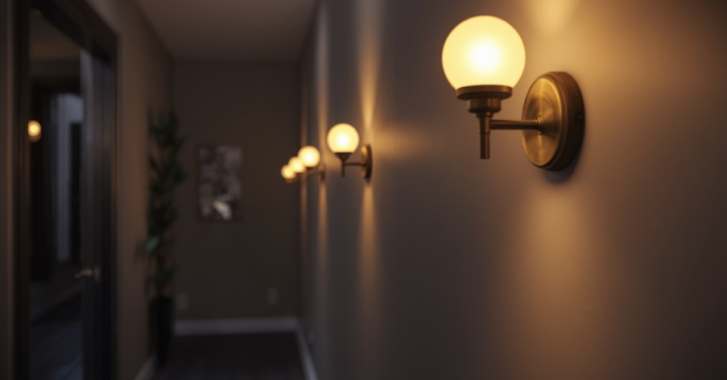 Layered Wall Sconces for Warmth