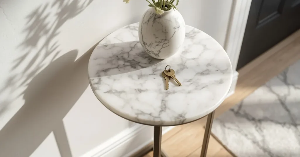 Marble Accent Table