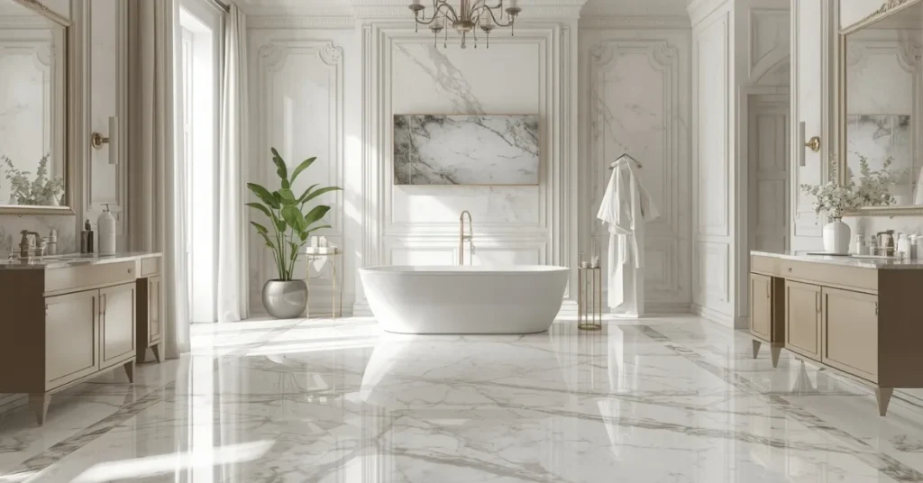 Marble Floor for a Luxe Look