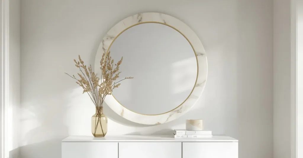 Marble-Inspired Frame