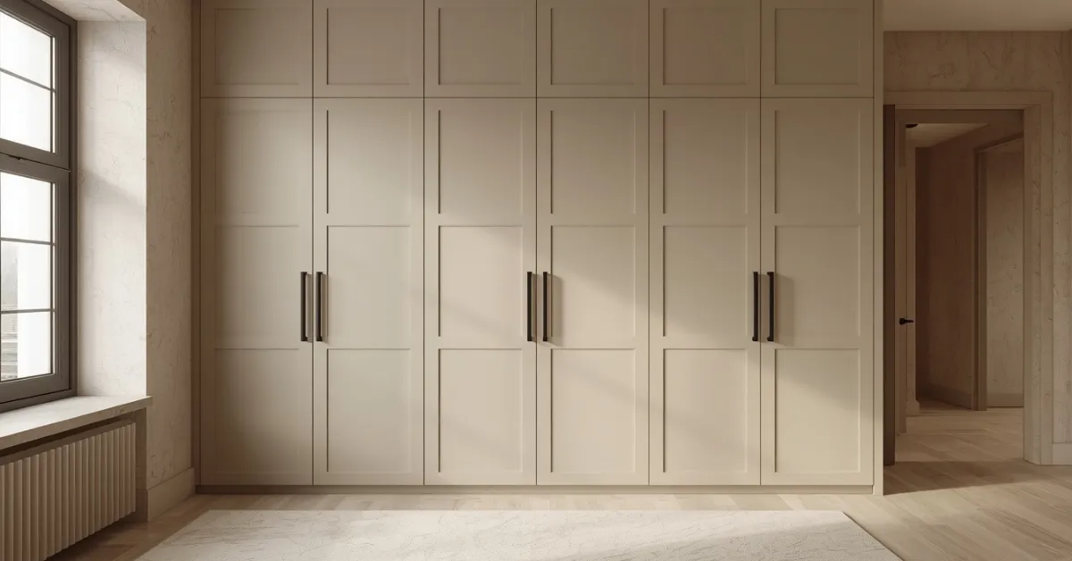 Minimalist Closet with Hidden Storage