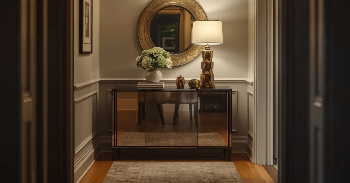 Mirrored Console Table