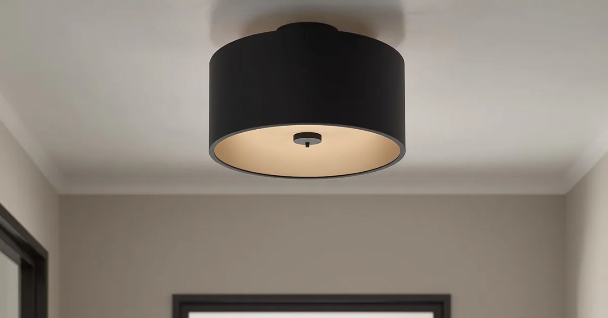 Modern Flush Mount for Low Ceilings