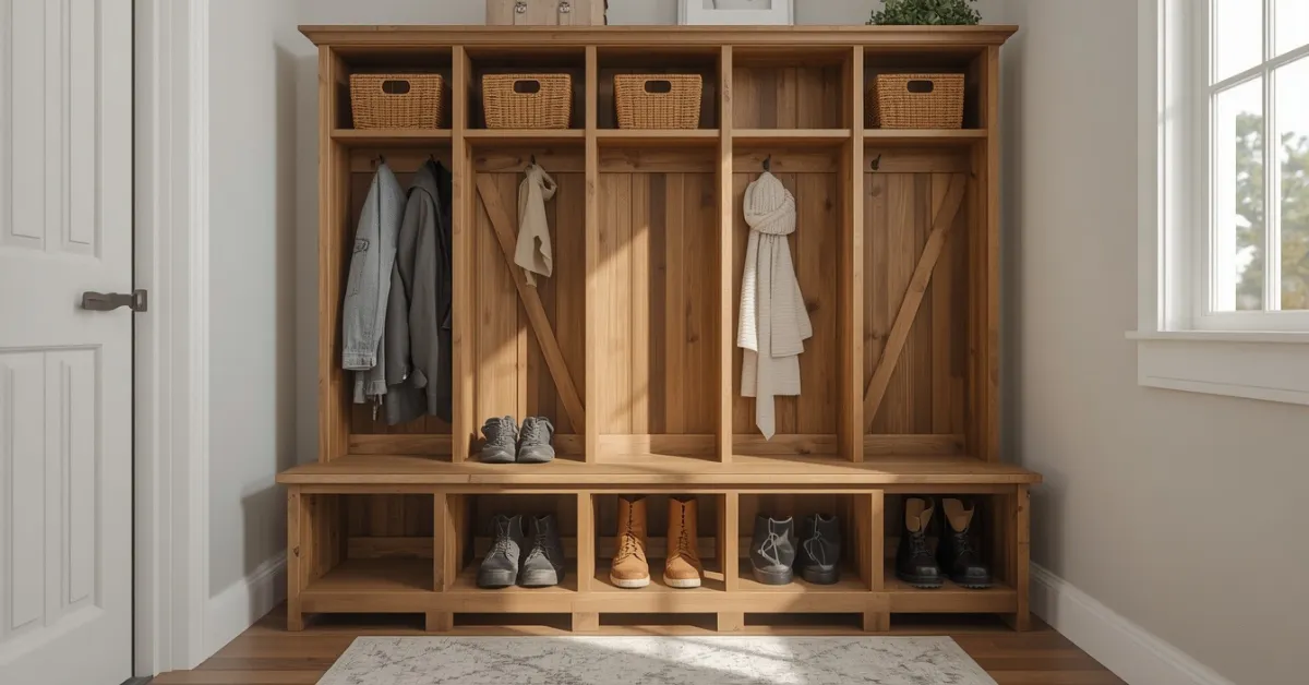 Mudroom-Style Bench