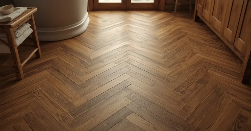 Natural Wood-Look Plank Tile