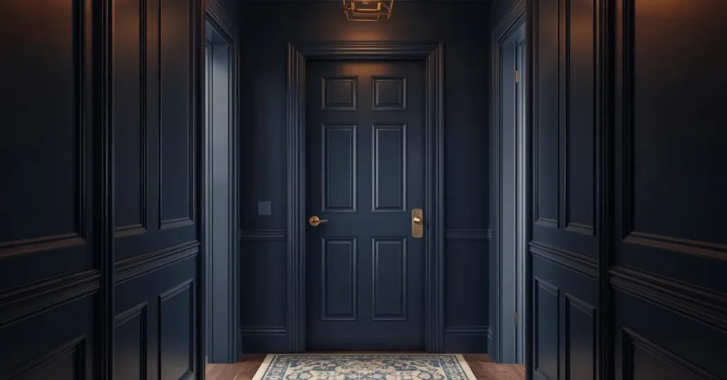 Navy Blue for a Bold, Dramatic Look