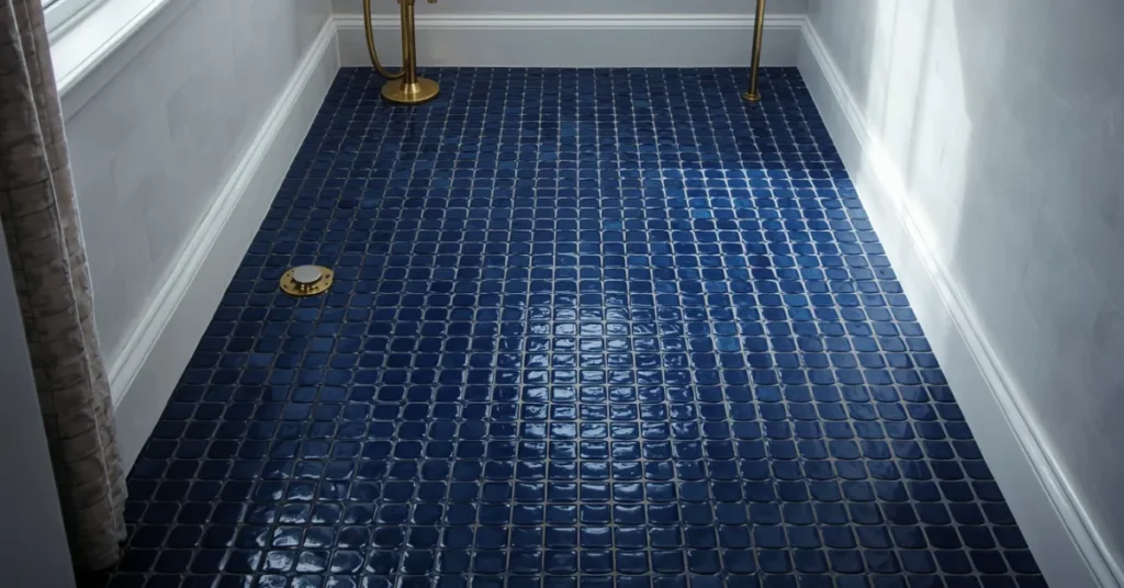 Navy Blue Mosaic Tile