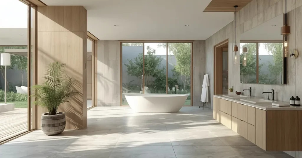 Open Plan Bathroom